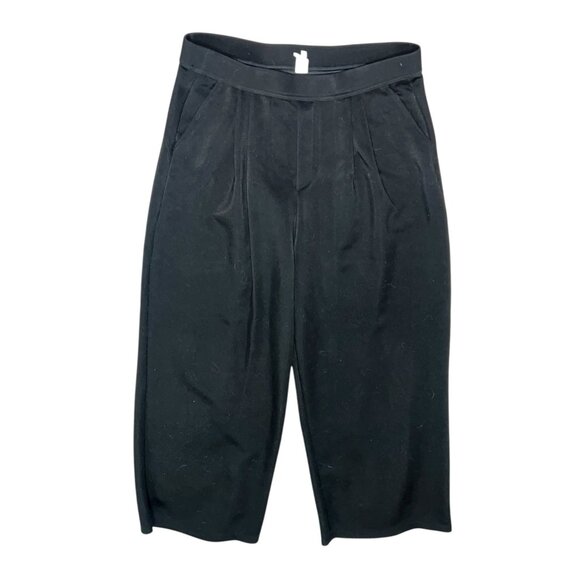 Halara High Waisted Pocket Wide Leg Work Pants Sz XL Womens Black Thick Soft Mat - Picture 5 of 16